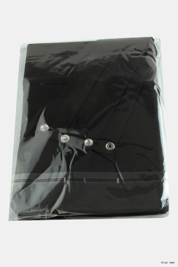 Ilkestor Snap Fastener Scarf (140958) Shawl Black