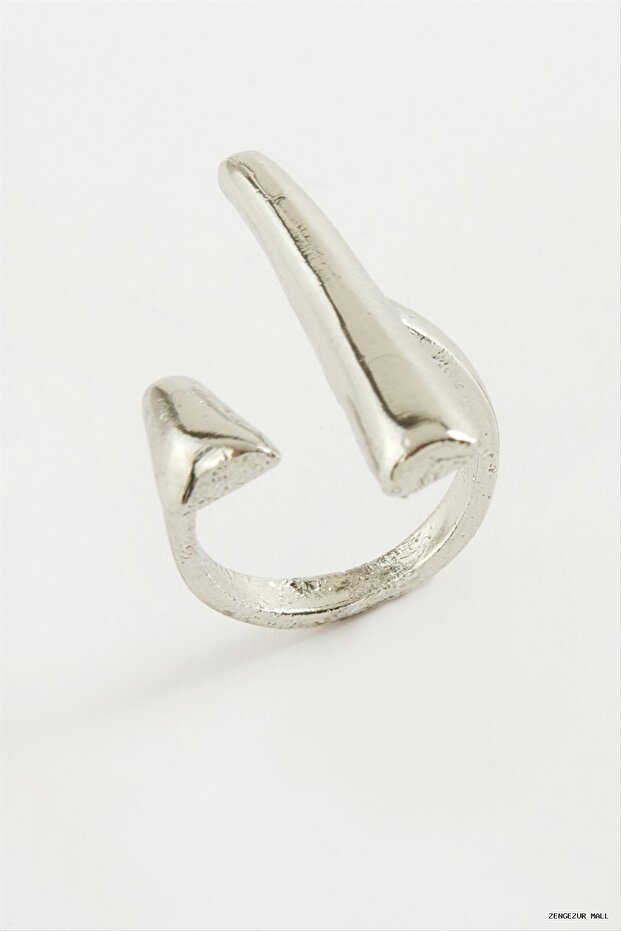 Zngzrmll Bar Metal Ring (60324) Silver Color