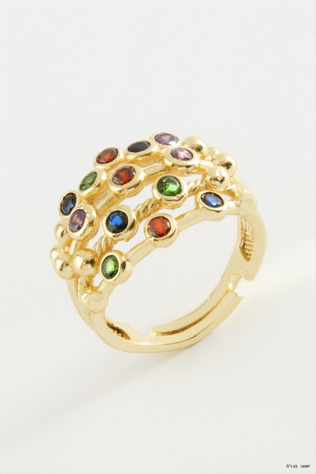 Ilkestor Dotted Stone (155308) Ring Yellow