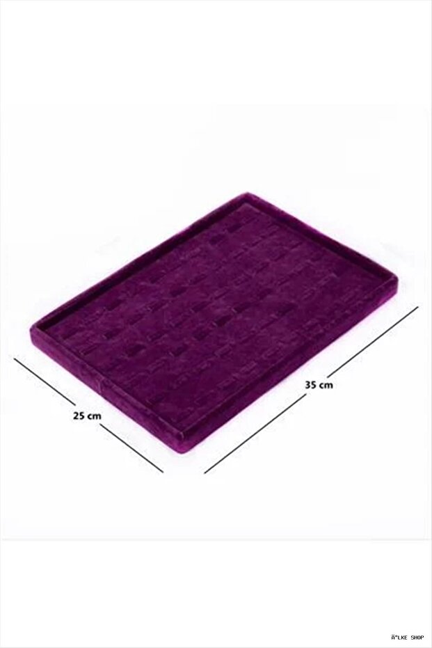 Ilkestor Anfora Fabric Nail Ring (71617) Purple