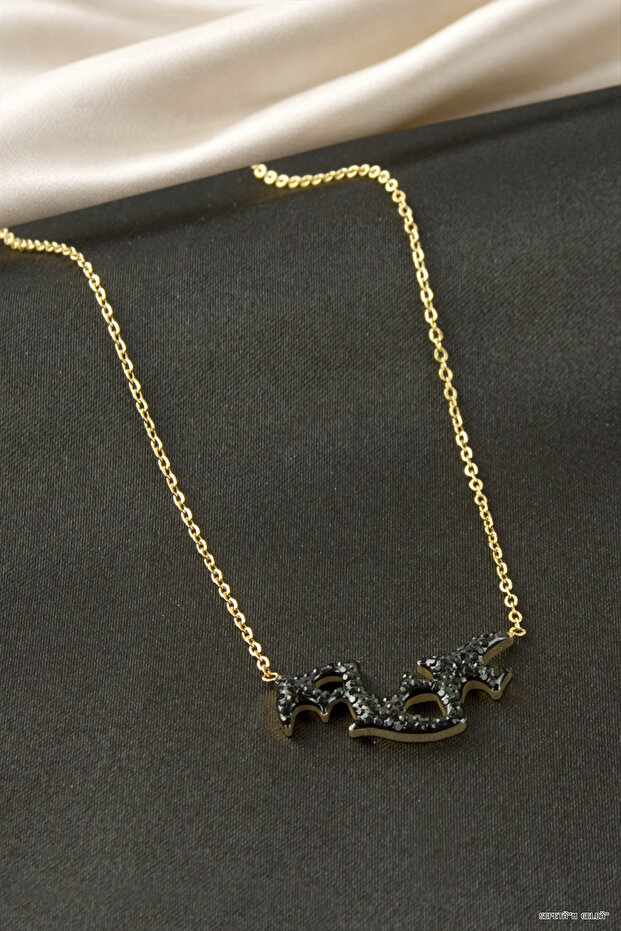 Spt-Gld Bird Stone Steel (102827) Necklace Yellow