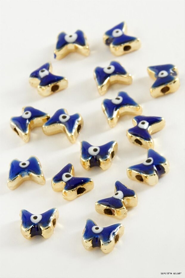 Spt-Gld Enamel Bracelet and Pendant Horse 1 (112531) Piece Blue