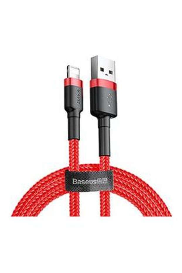 كابل Cafule CALKLF-B09 USB لـ IP 2.4A بطول 1 متر باللون الأحمر