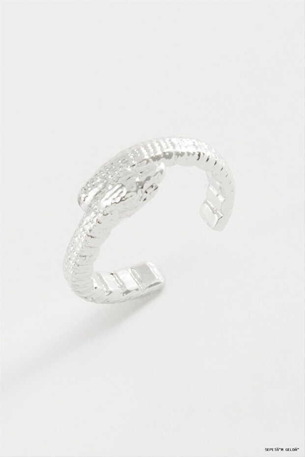 Spt-Gld Snake Joint Ring (110407) Silver Color