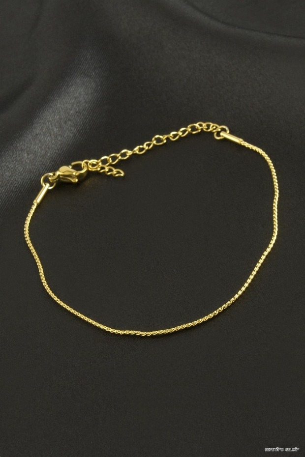 Spt-Gld Snake Chain Steel (124943) Bracelet Yellow