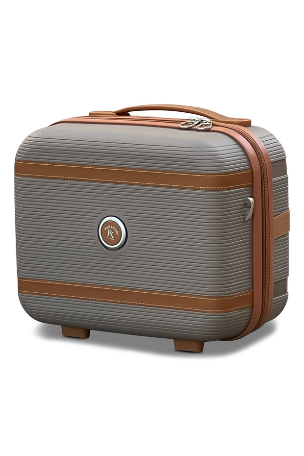 Hard Shell Travel Makeup Case, Unbreakable PP Material, Lightweight, Beauty Organizer, Cosmetic Storage Bag with Handle