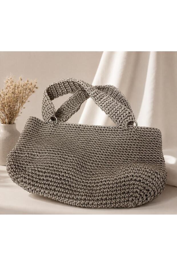 Bag Hand Knitted Macrame