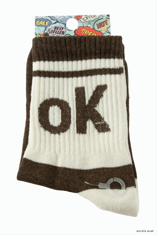 Spt-Gld Ok College Socks (235115) 8X28 Cream