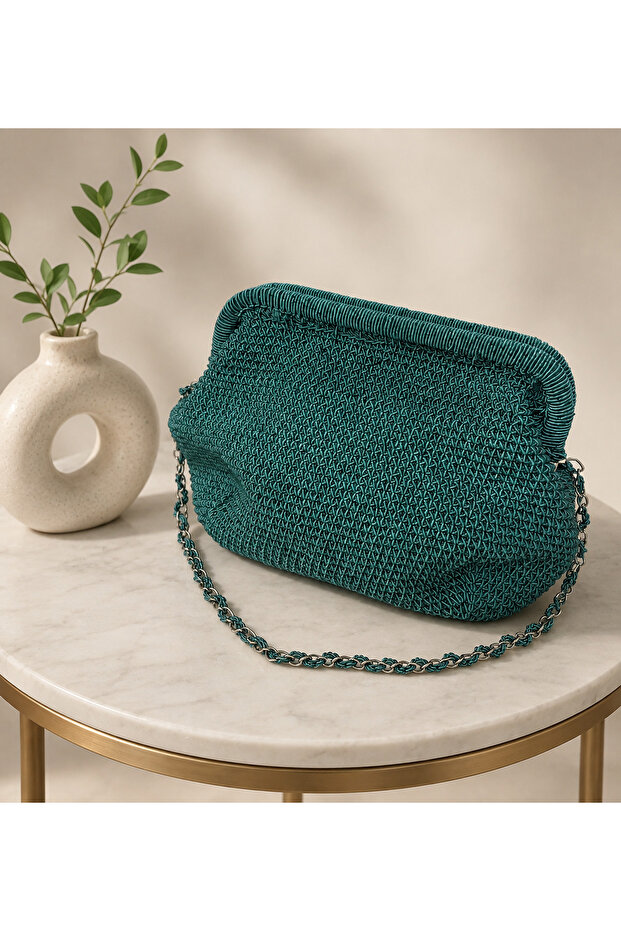 Bag Hand Knitted Macrame