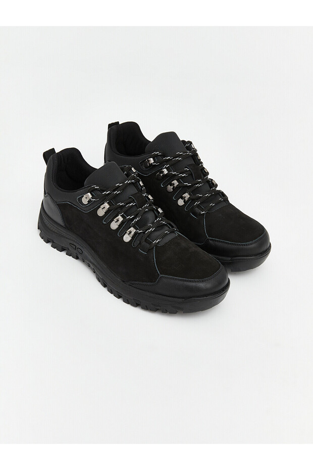 Lcw Steps Black Suede Look Men's Boots