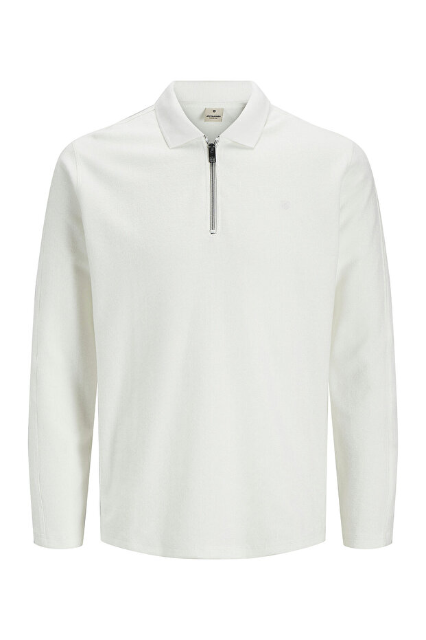 Jack&Jones Men's Polo Neck Knitwear 12276690 Cloud Dancer
