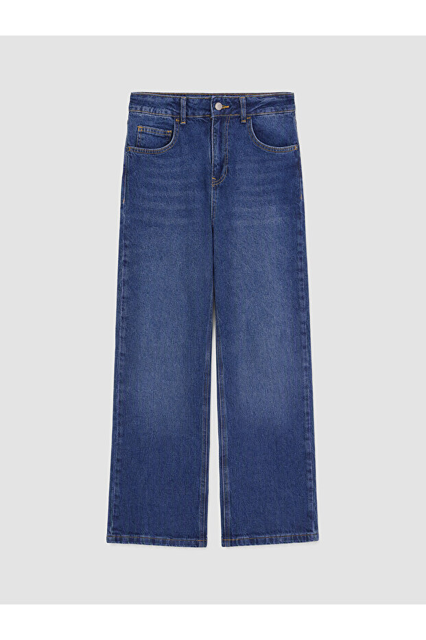 Lcw Modest Indigo Straight Fit Women's Jeans