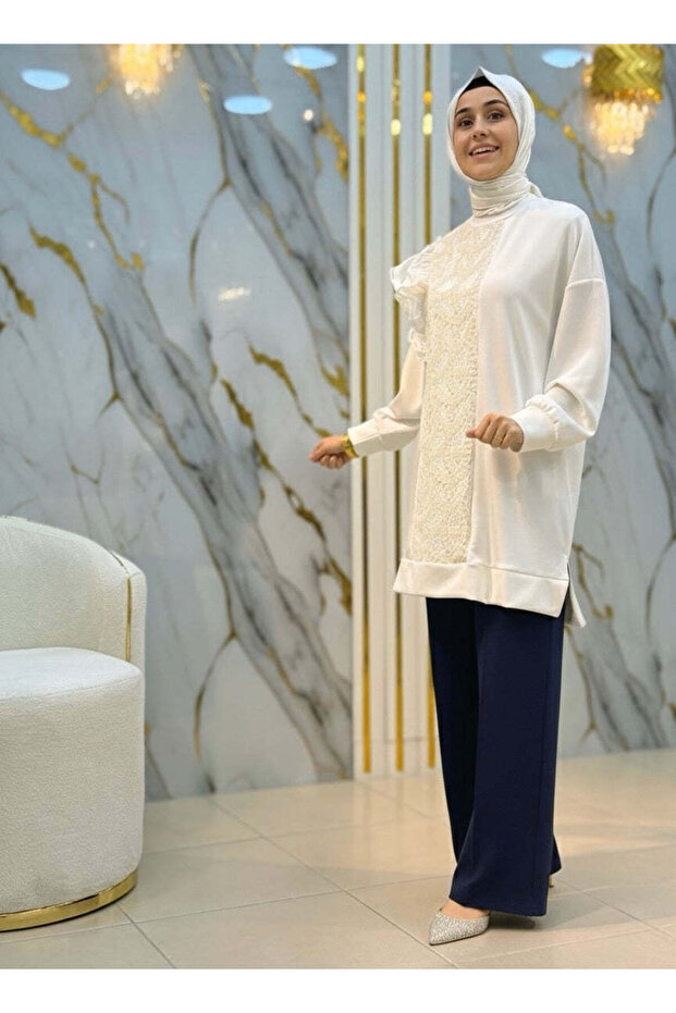 Larch Ci̇mali Wide-Leg Oysho Pants 1066