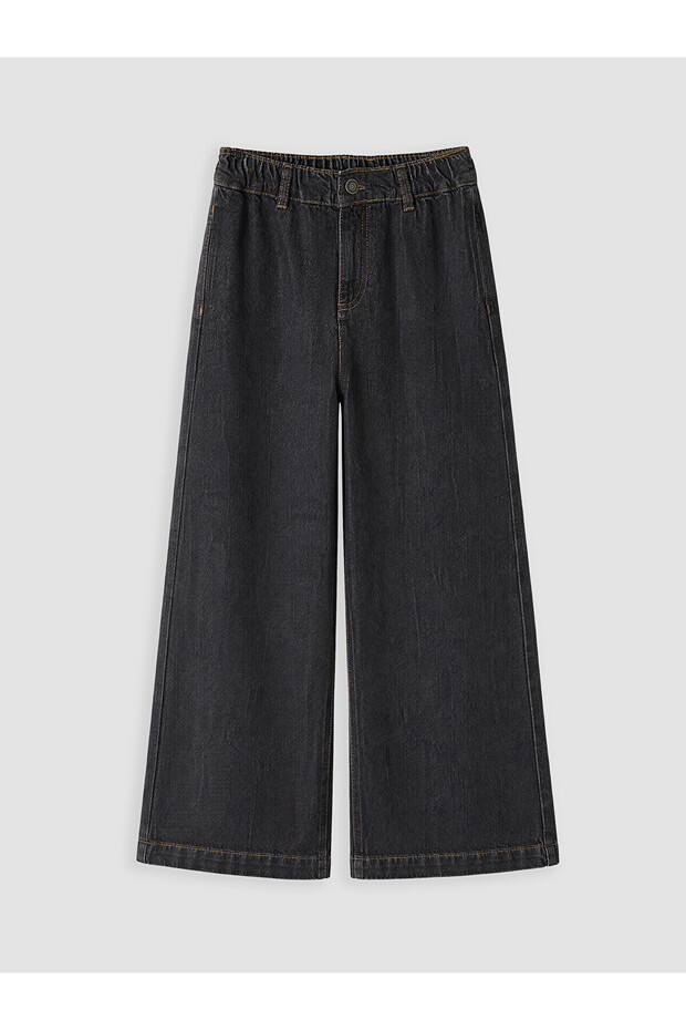 Two Mt Shop Quality Gray Wide Leg Fit Girls' Jean Pants