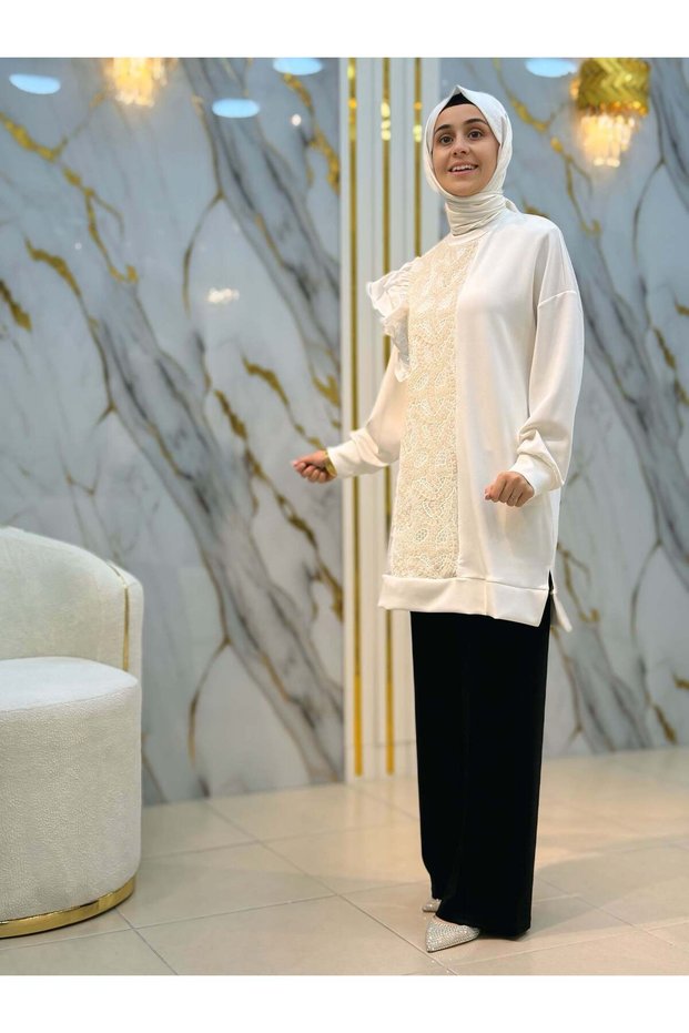 Larch Ci̇mali Wide-Leg Oysho Pants 1066