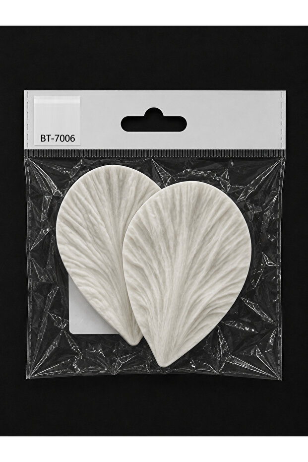 Bt-7006 Leaf Veining Silicone Mold 2 Pieces 9 X 9 cm