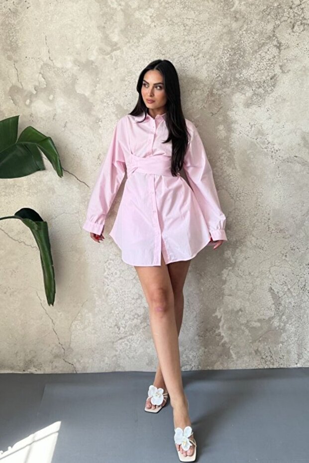 Pink Belted Double Suit