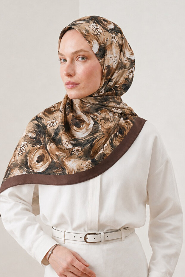 Women's Printed Hijab Shawl Suitable for Daily Use