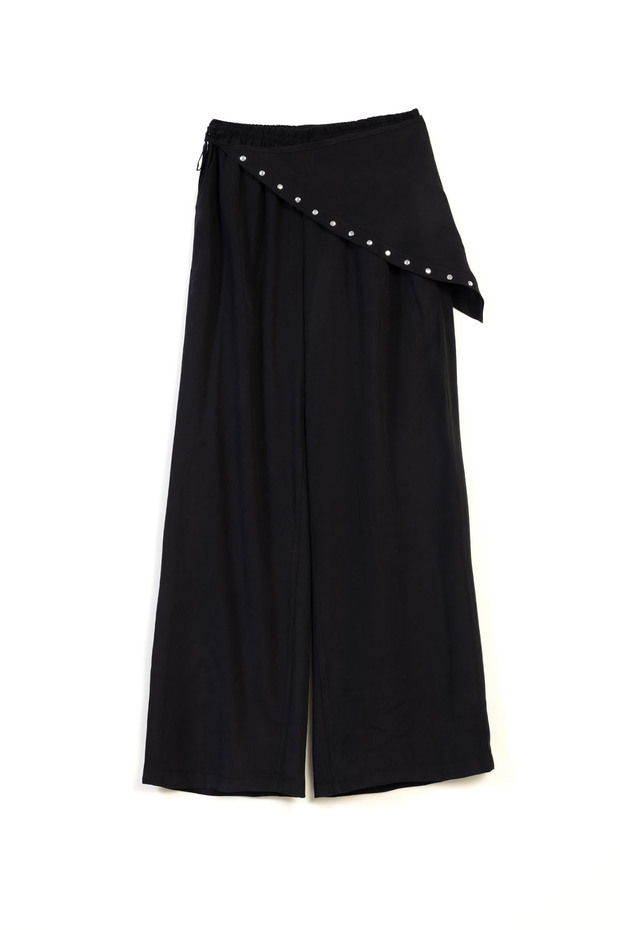 Fularli Draped Pants Black