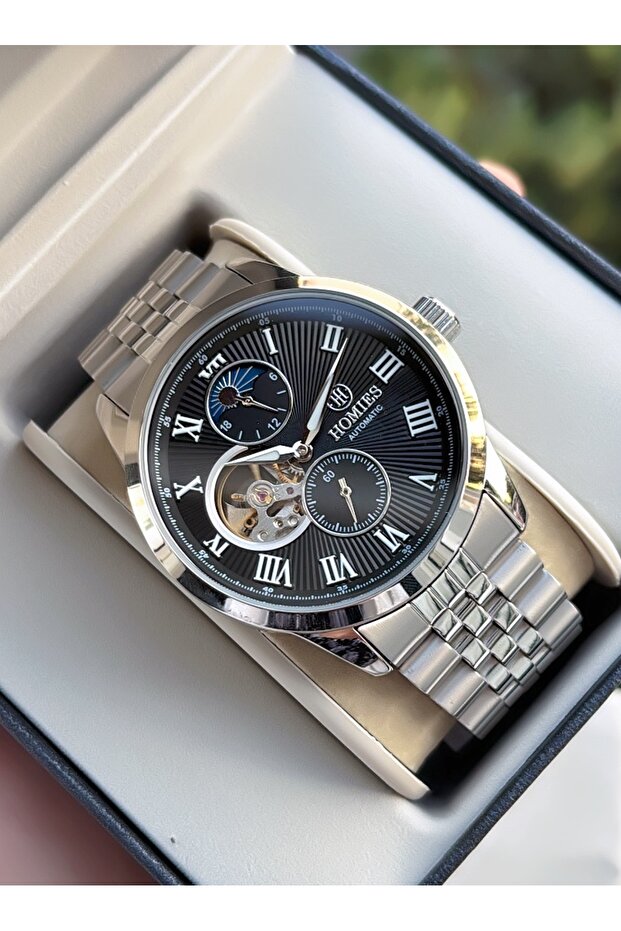 Special Series Multi-Function - Silver Color - Men's Wristwatch - with Bracelet Gift
