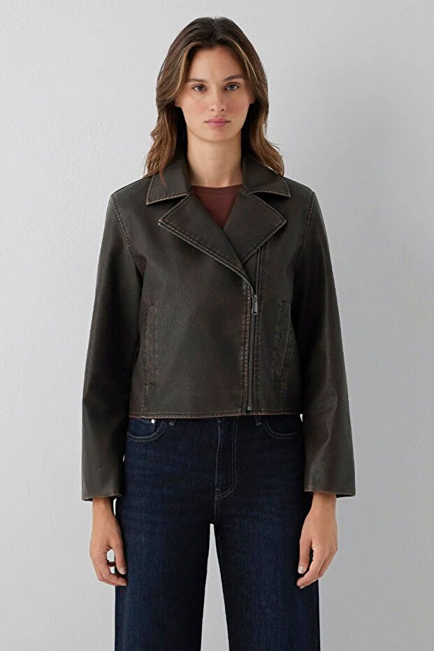 Brown Women's Jacket M1110873-82722