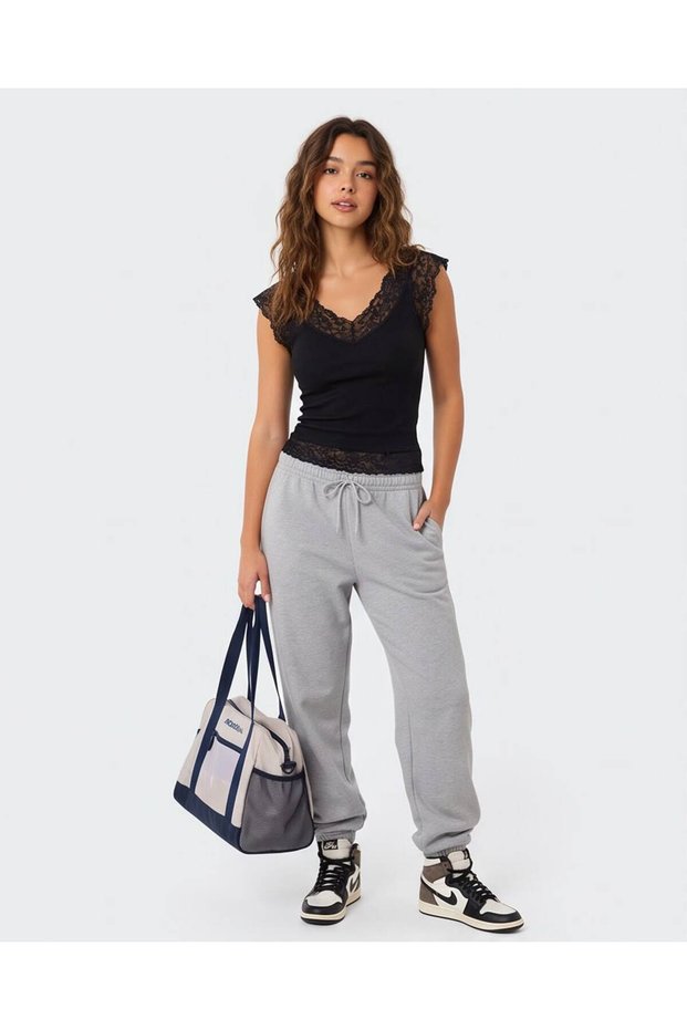 Women's Lace Detailed Strappy Blouse