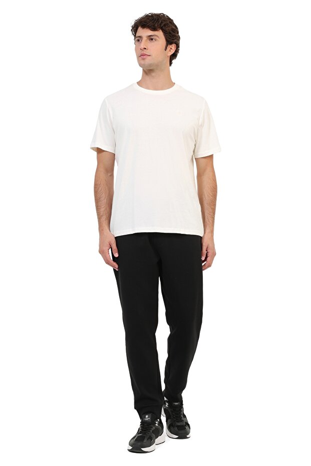 Short Sleeve T-Shirt Men's White Mb Ct102 C Nk T-Sh