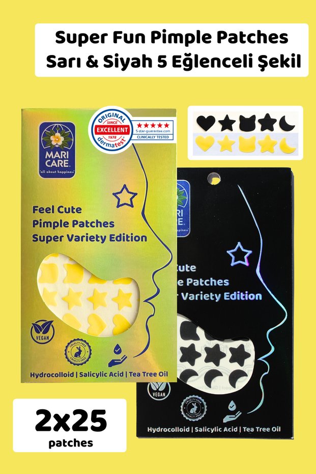 Feel Cute Pimple Patches 2-Piece Advantageous Set 50 Pieces