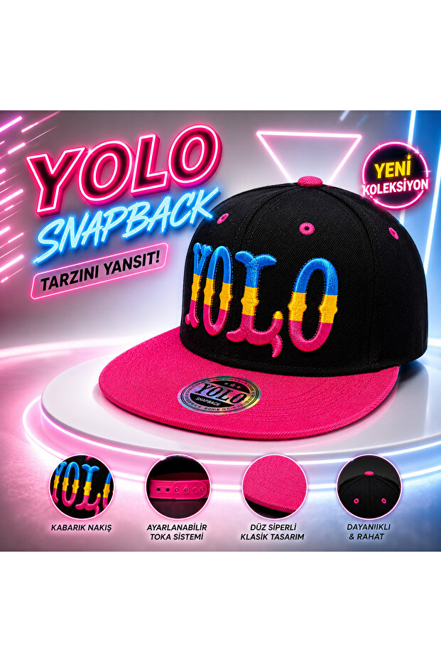 Yolo Snap Cap Colorful Hiphop Hat SNAP CAP