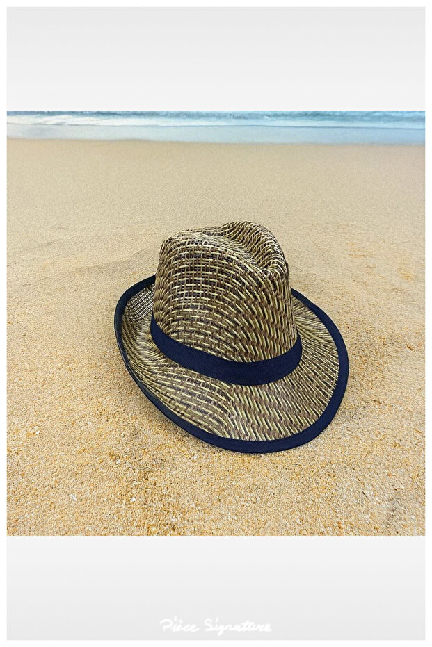 Michael Jackson Model Short Edge Straw Hat (Size 57-58 cm)