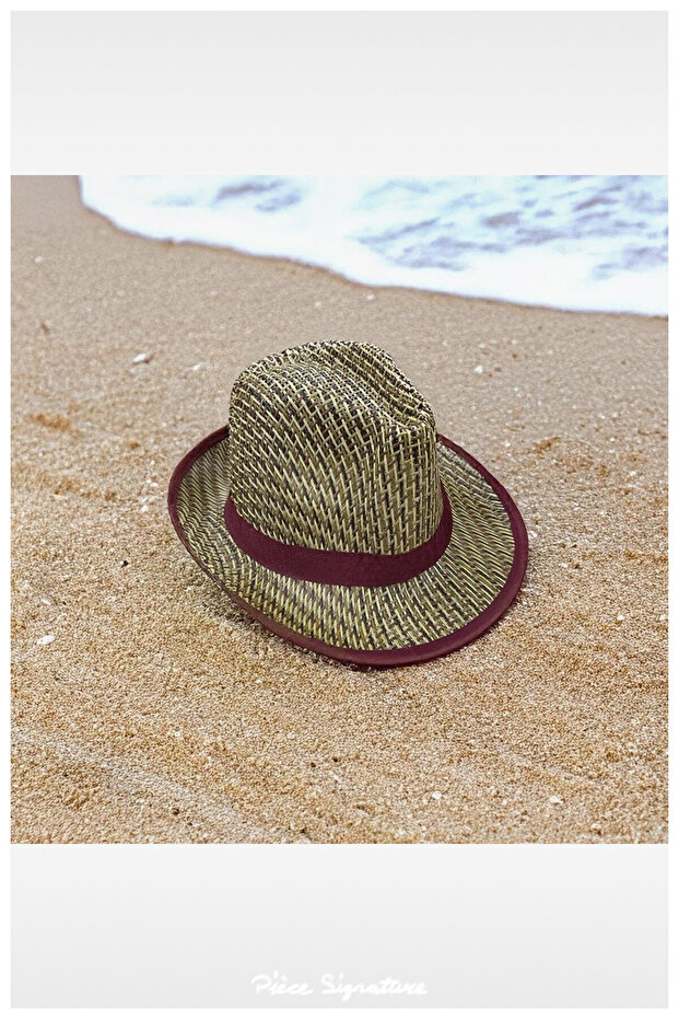 Michael Jackson Model Short Edge Straw Hat (Size 57-58 cm)
