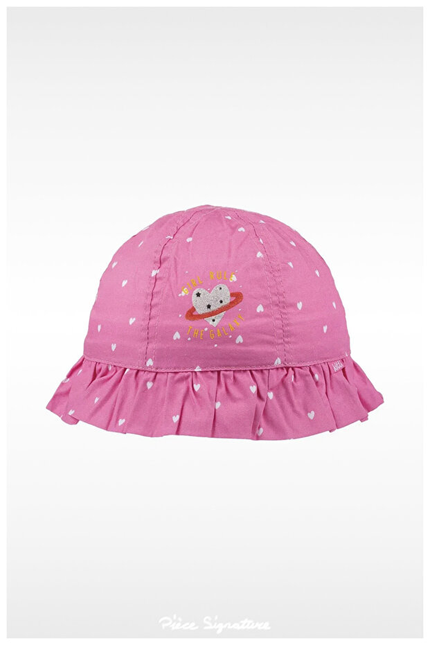 100% Cotton Sun Hat for Girls (Ages 4-8) (Size 52)