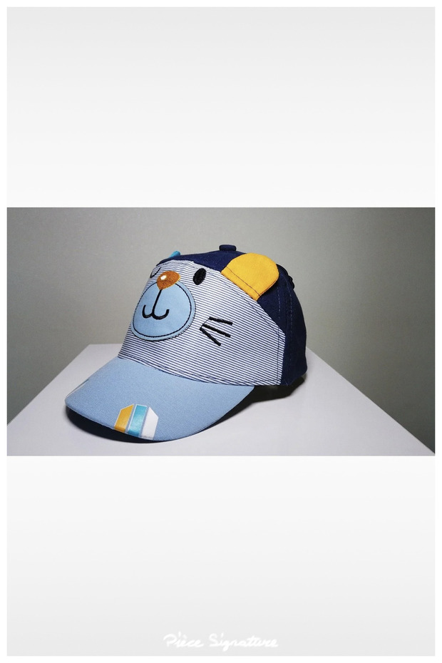 Children's Hat with Cat and Ears (1-3 Years) (Navy Blue)