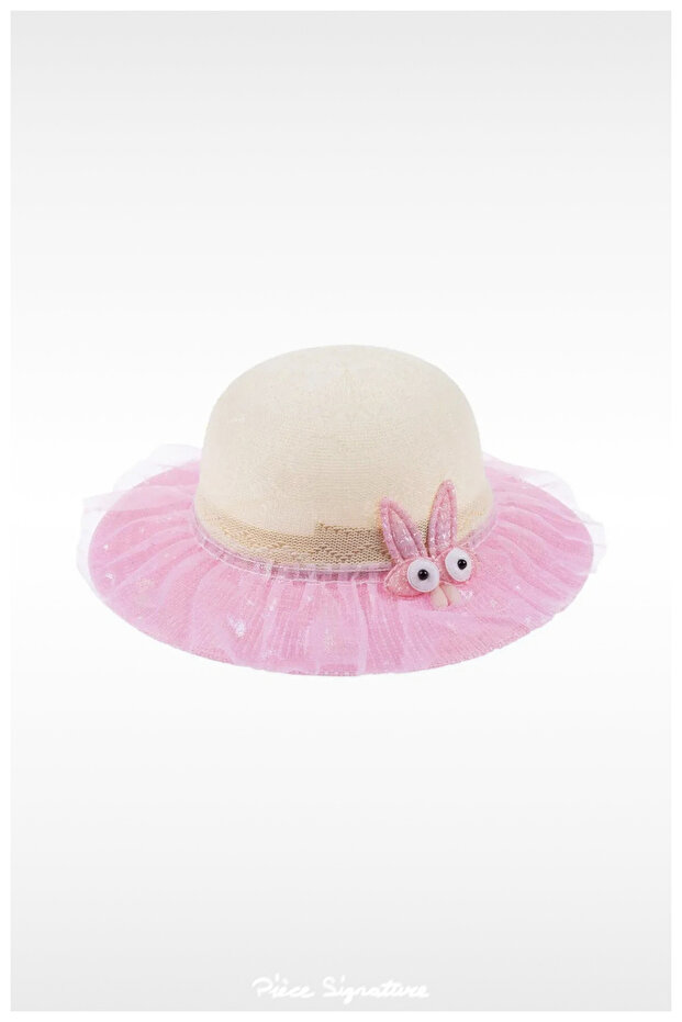Girl's Summer Sun Hat (Ages 4-8) (Size 52-54)