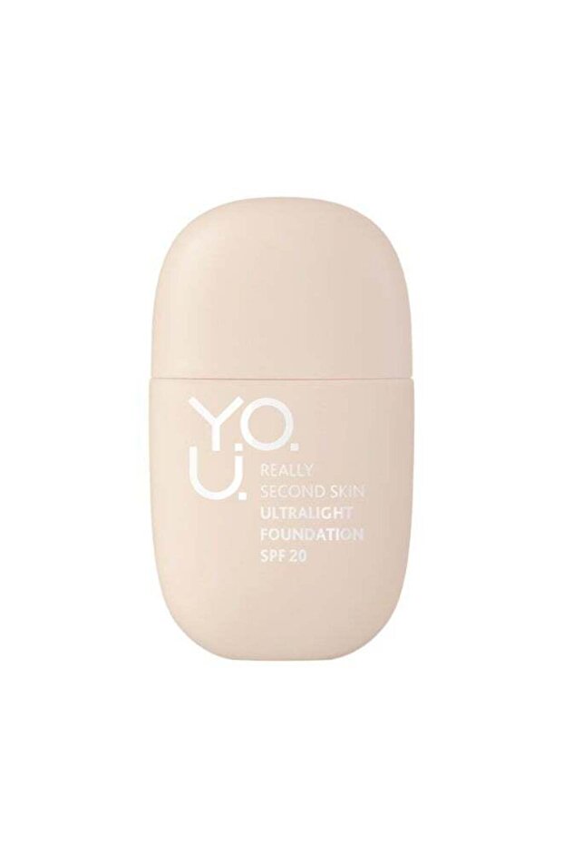 Y.O.U. Really Second Skin Ultralight Foundation color 40 ,Warm Beige