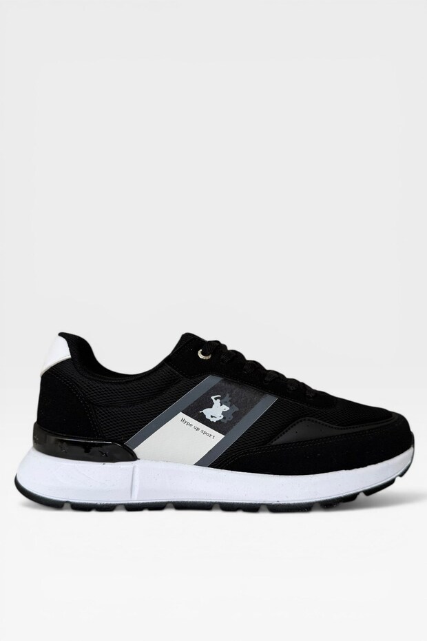 Men's Airfile Sports Shoes Black - White