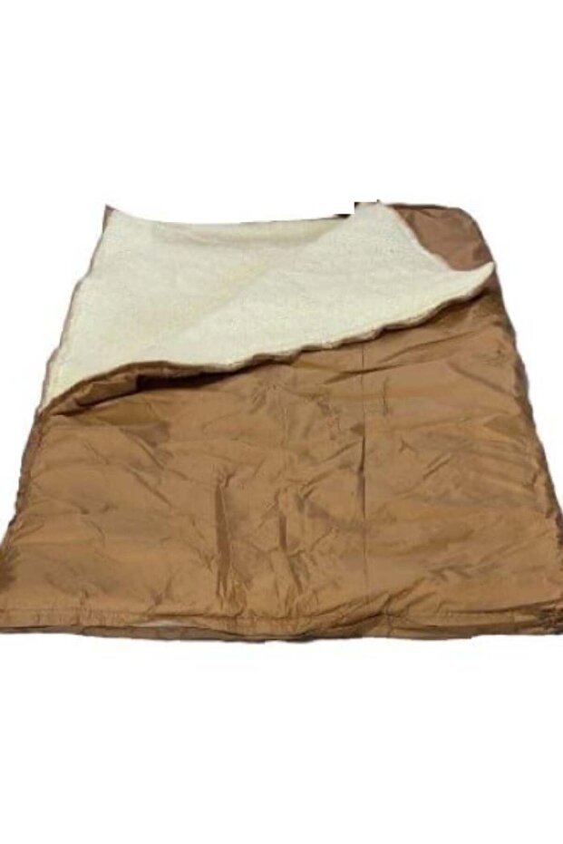 فراش نوم مقاوم للماء لجميع المواسم للتخييم والرحلات - فرو ناعم من الداخل، مقاس 110×220 سم
