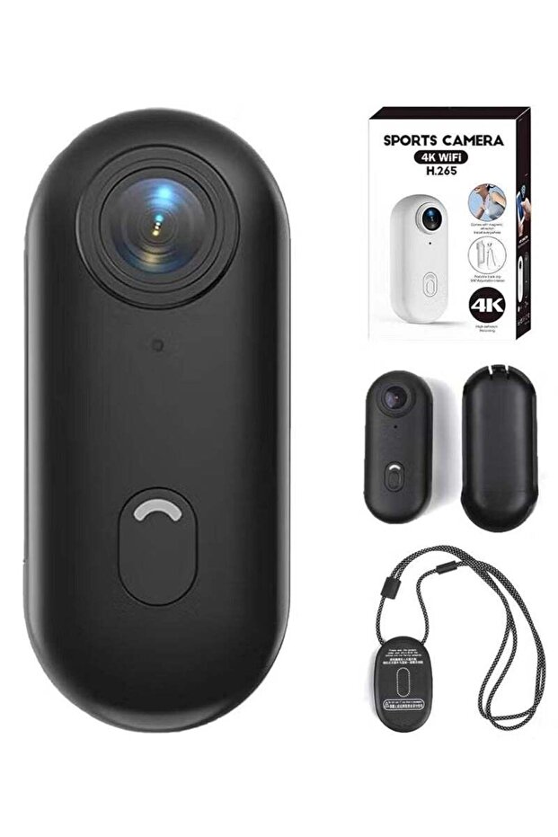 4K Ultra HD Mini Wearable Action Camera – Thumb Size Magnetic Body Cam 30M Waterproof | H