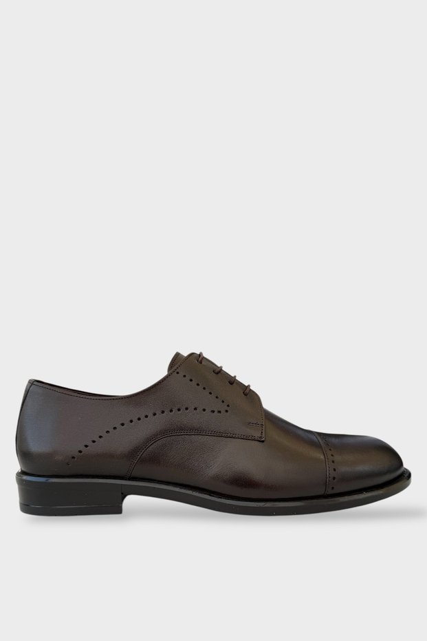 Men's Neolit Sole Classic Genuine Leather Shoes Brown