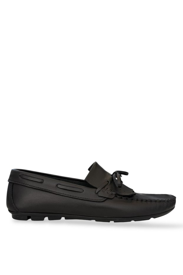 Men's Rok Floter Genuine Leather Shoes Black