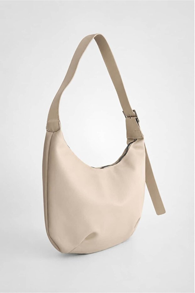 Hope Long Strap Detailed Shoulder Bag