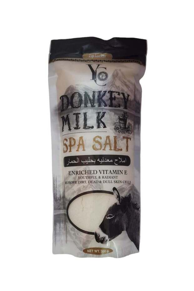 donkey milk spa salt enriched vitamin E youthful & Radiant 300g