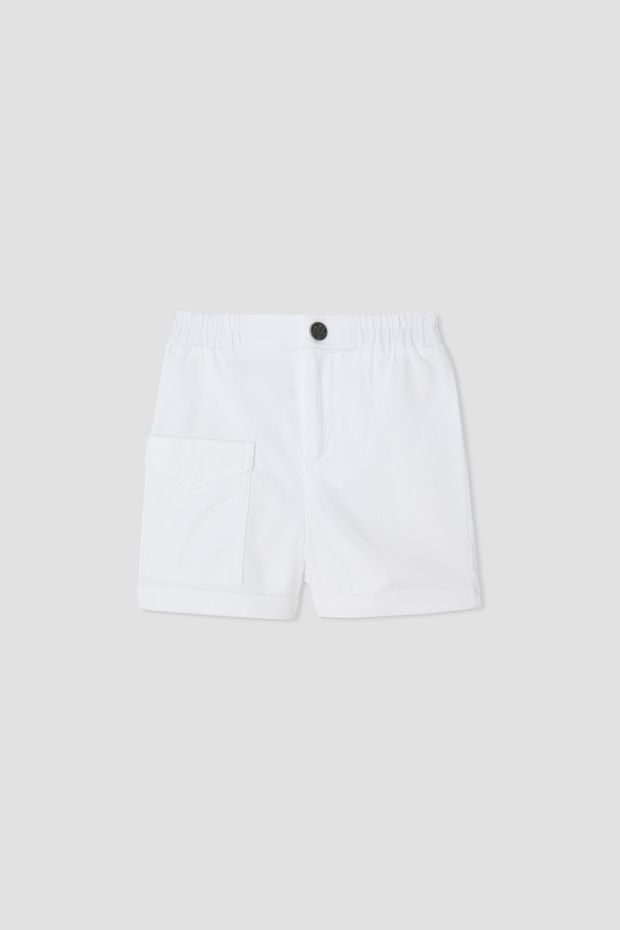 Baby Boy White Shorts