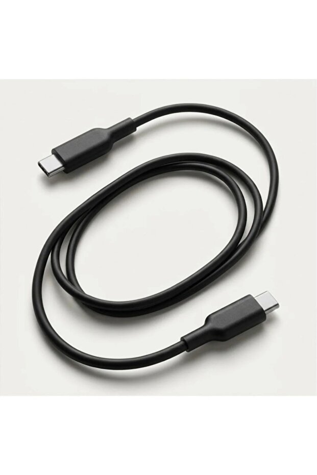 كابل شحن فائق السرعة من نوع USB-C إلى USB-C من سلسلة PowerLine II شديد التحمل (1 متر، موصلات مقاومة للصدأ)
