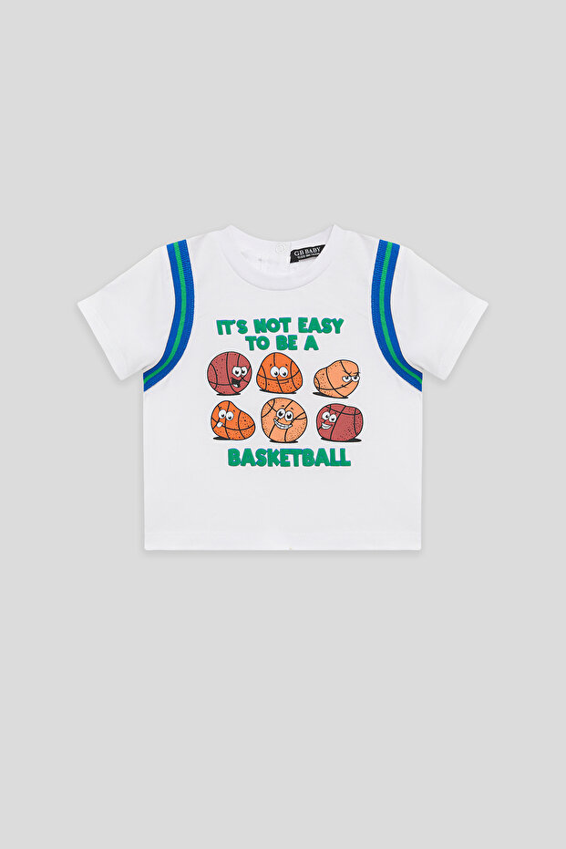 Baby Boy White Tshirt