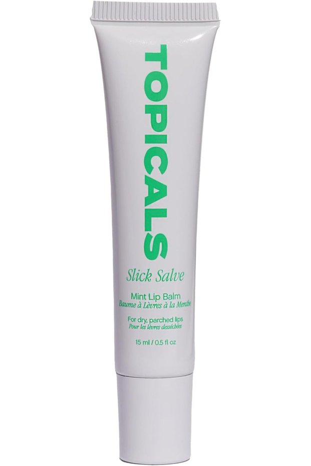 Slick Salve Mint Glossy Lip Balm | Soothes Discomfort, Strengthens Barrier and Provides Lasting Hydration & Relief | Vegan, Paraben-Free Formula with Hyaluronic Acid and Ceramides (0.5 Fl Oz)