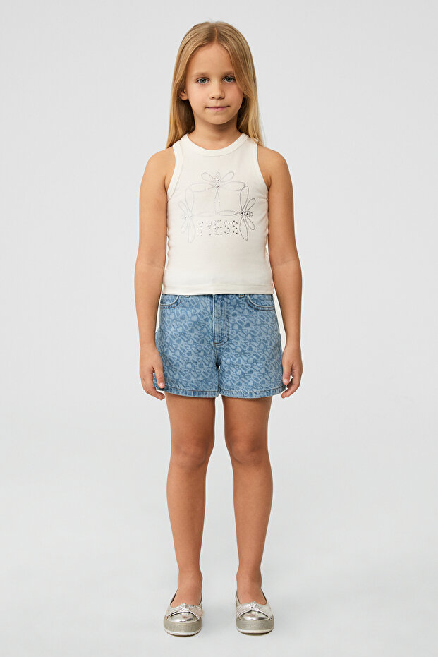 Girl White Undershirt