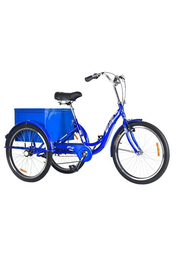 24-Inch Three-Wheeled Bicycle With Rear Box