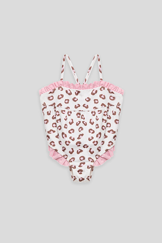 Baby Girl Patterned Swimsuit