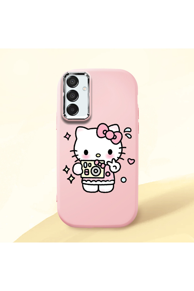 Samsung Galaxy M15 Compatible Sweet Cartoon Animal Motif Case, Daily Use